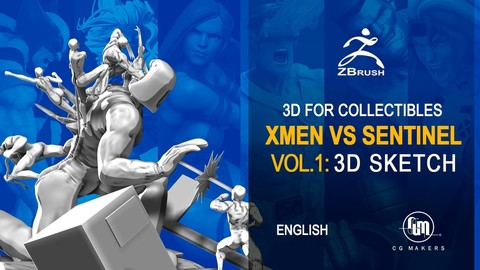 The X-Men Vs Sentinel Vol 1: 3D Sketch