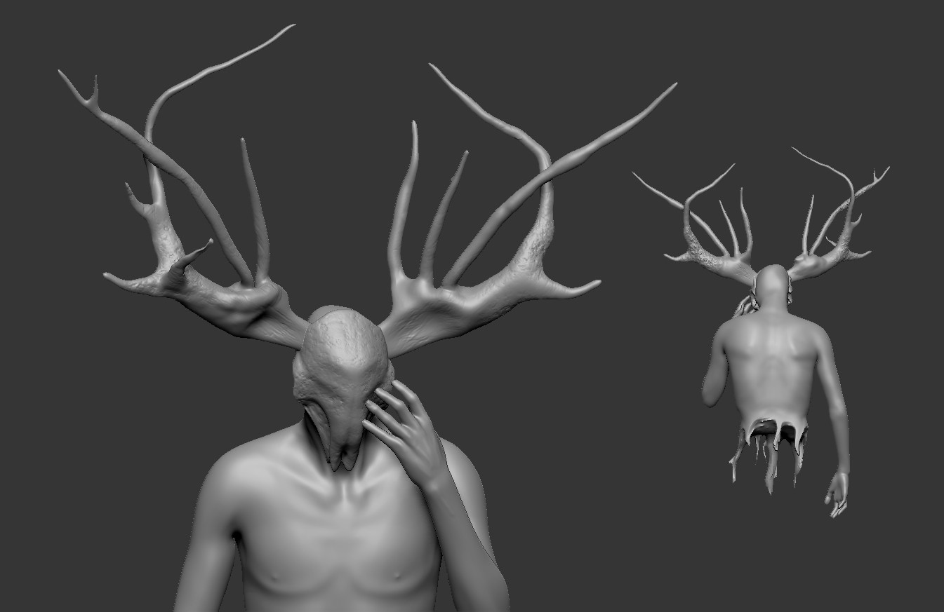 ArtStation - man horned fantasy | Resources