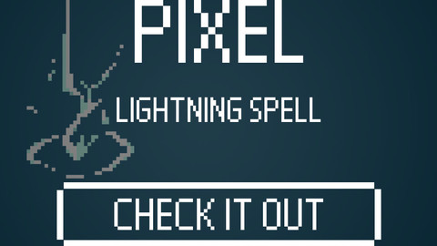 ArtStation - Lightning Spell - Pixel Art | Game Assets