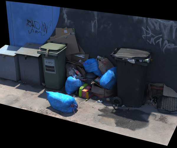 ArtStation - Garbage Trash Photogrammetry 3D Scan 8K | Game Assets