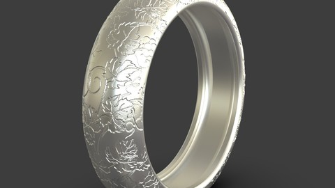 Ring With Nature Details