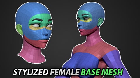 ArtStation - Stylized Male Base Mesh | Game Assets