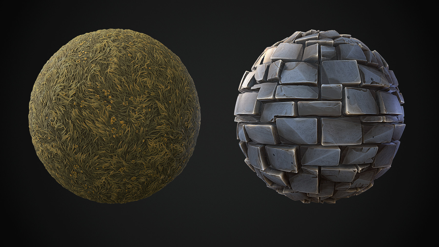 ArtStation - Stylized Procedural Material Pack | Game Assets