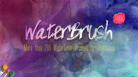 WaterBrush WaterColor Brushes PACK