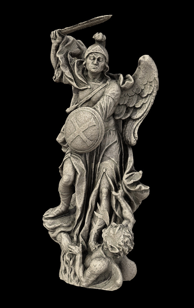 ArtStation - Archangel Michael Statue | Game Assets