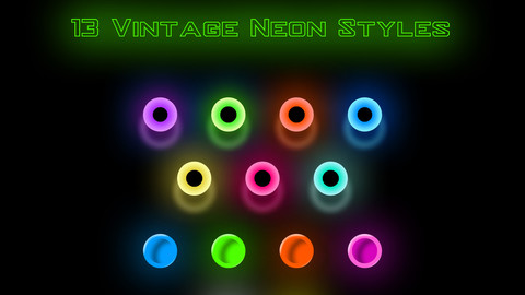 13 Vintage Neon Styles
