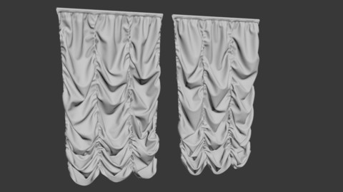 3DS Max: Curtains01_Smallest