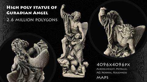 Guardian Angel Statue