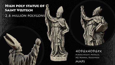 Saint Vojtech Statue