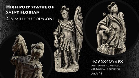 Saint Florian Statue