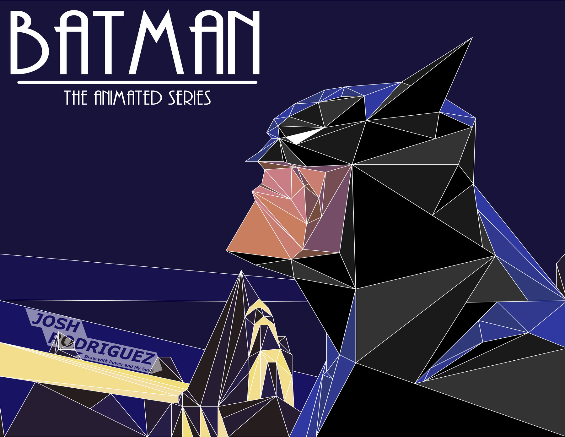 ArtStation - batman Low Poly Portrait V2 | Artworks