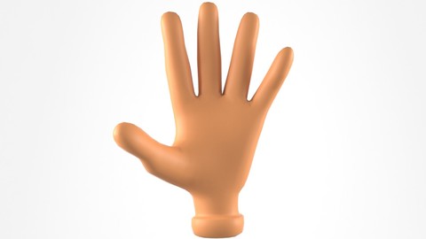 Hand for Cartoon Character 03
