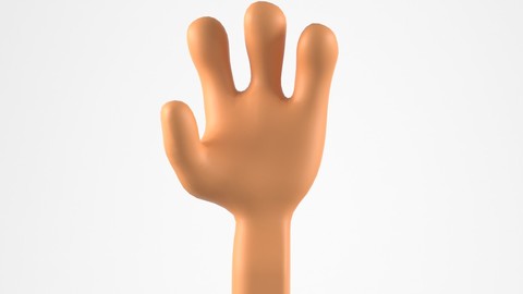 Stylized Hand for a Cartoon Character