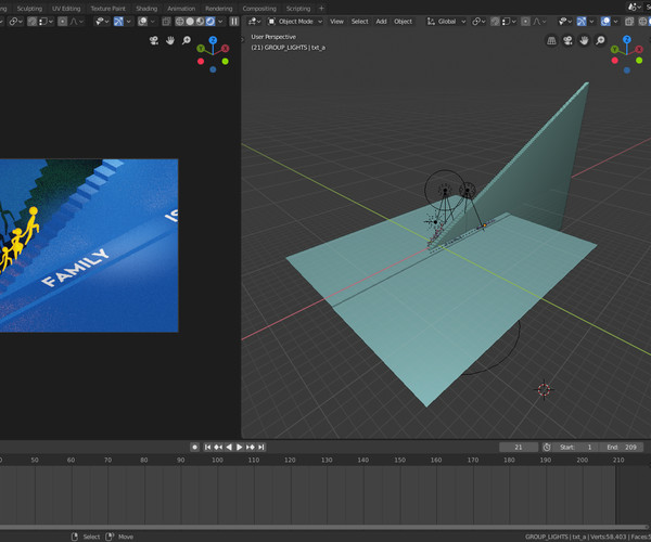 ArtStation Motion Graphics Template (BLENDER 2.80) Resources