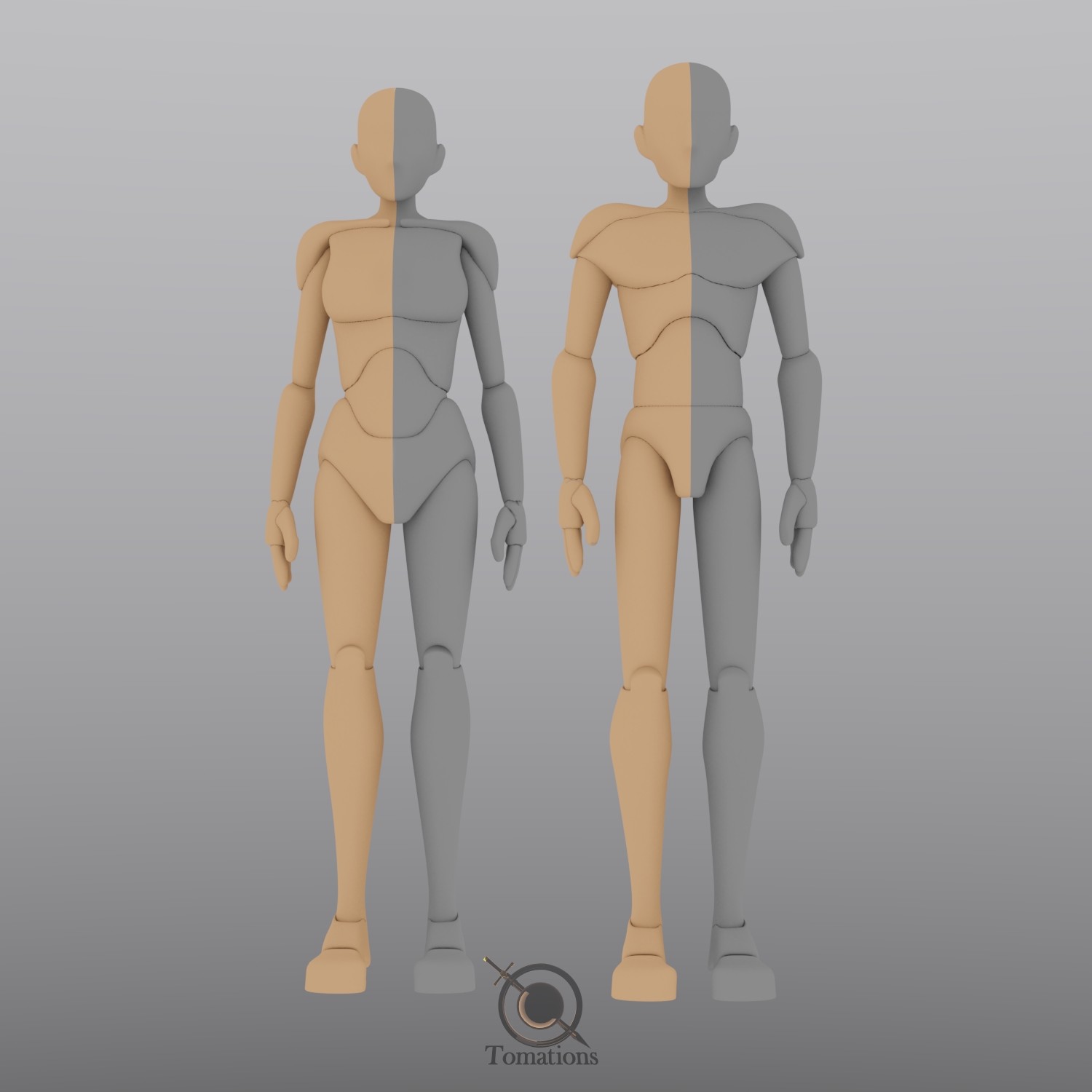 ArtStation - IK Rigged Dolls | Resources