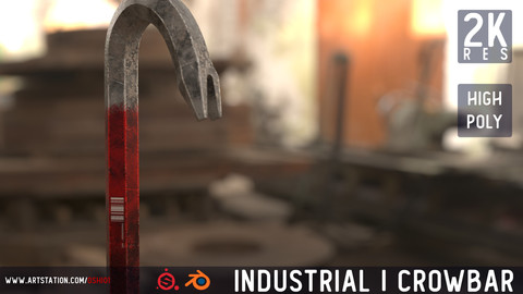 Industrial Forged Steel Crowbar