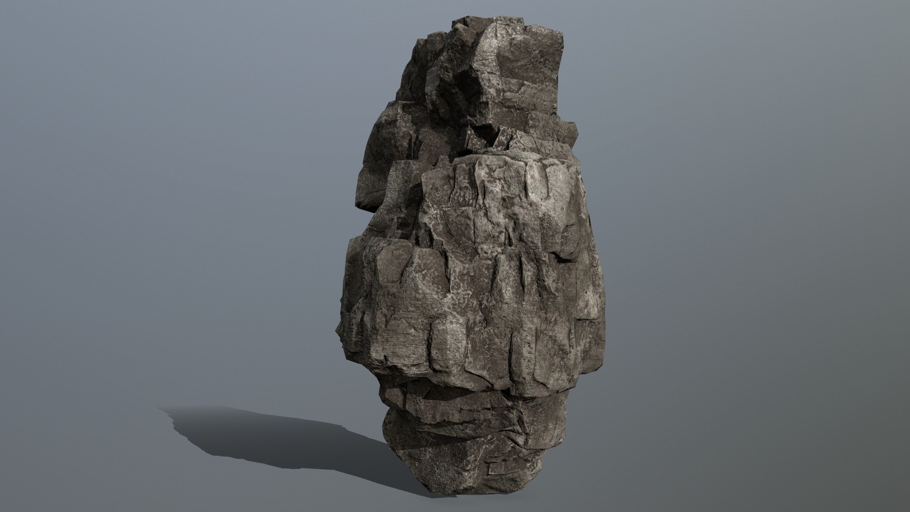 Polygon Rock model. Rocks. Rock Base.