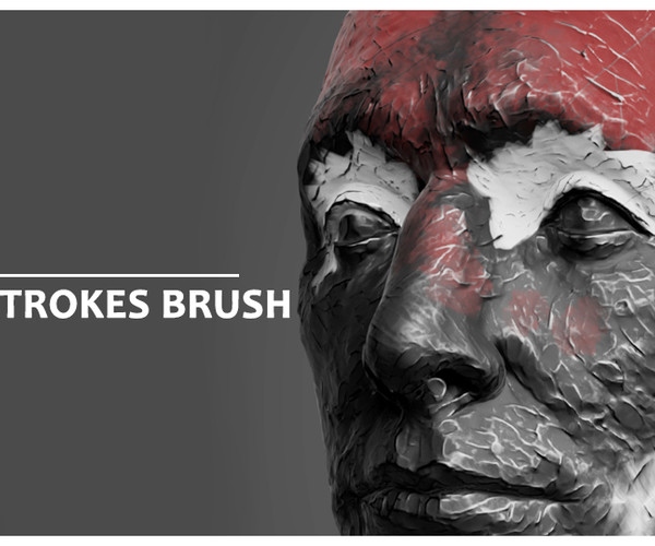 ArtStation ZBrush VDM chisel brush Clay Strokes Brushes