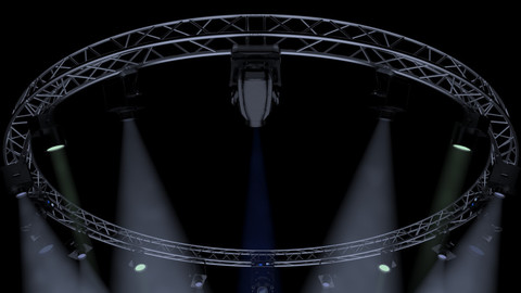 Circle Square Truss 700cm-Stage Lights