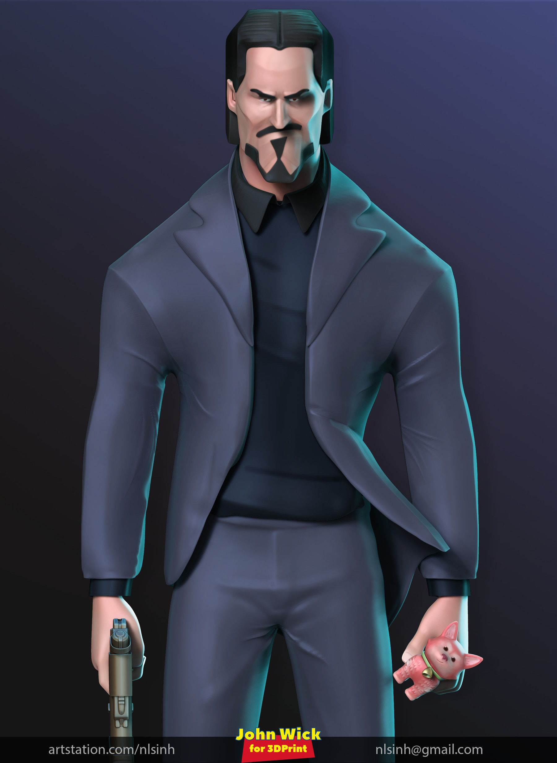 ArtStation - John Wick Character