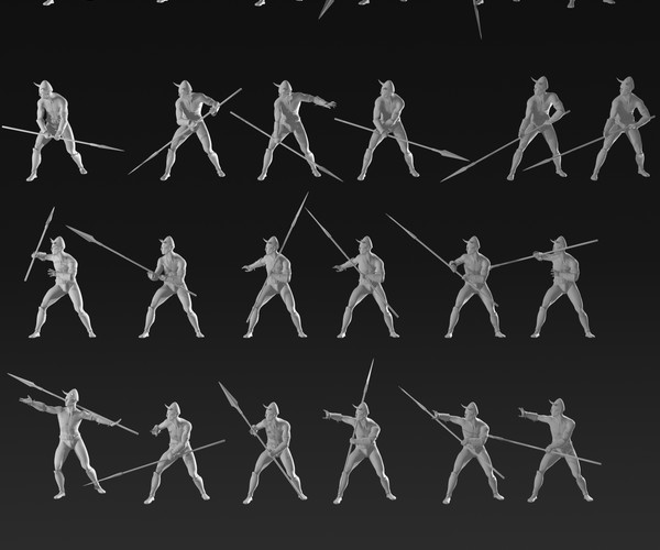 ArtStation - 3D Fighting Poses 