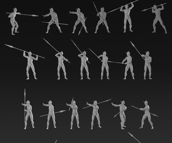 ArtStation - 3D Fighting Poses 