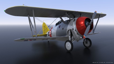 GRUMMAN F2F-1 USS Lexington CV-2 1935-36