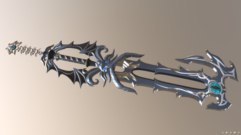 3D Printable Files - No Name Key Blade