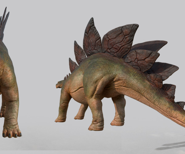 animated stegosaurus