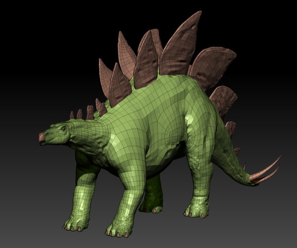 animated stegosaurus