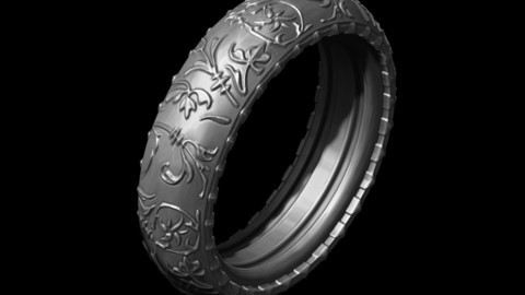 Printable 3D Ring