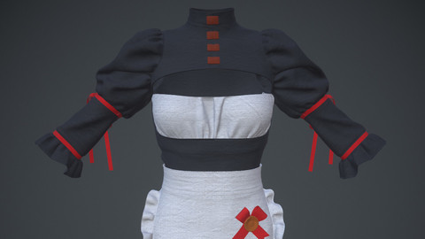 Marvelous Designer Clothes - Nier Automata Outfit