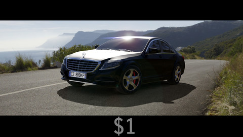 MERCEDES BENZ S-CLASS 2014 EXTERIOR (FBX / BLEND / OBJ)