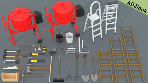 LowPoly - Tools Pack