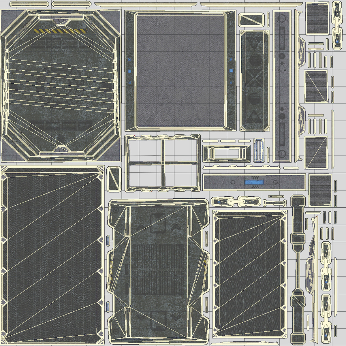 ArtStation - Sci FI Panels Modular | Game Assets
