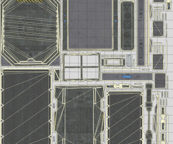 ArtStation - Sci FI Panels Modular | Game Assets