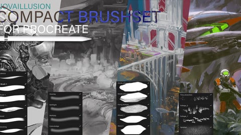 Procreate compact brushset v.1