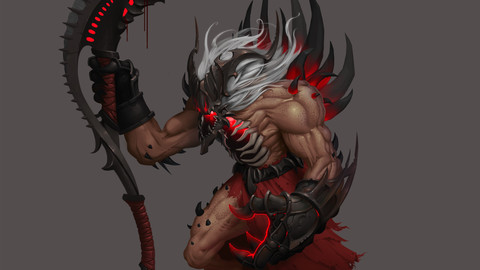 Demon character concept