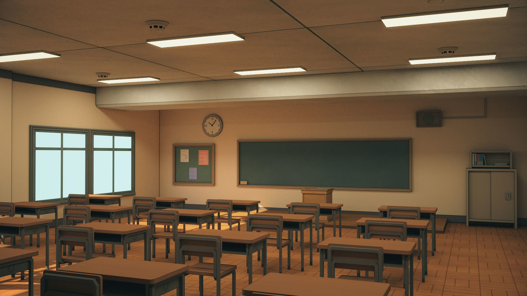ArtStation - Anime Classroom | Game Assets