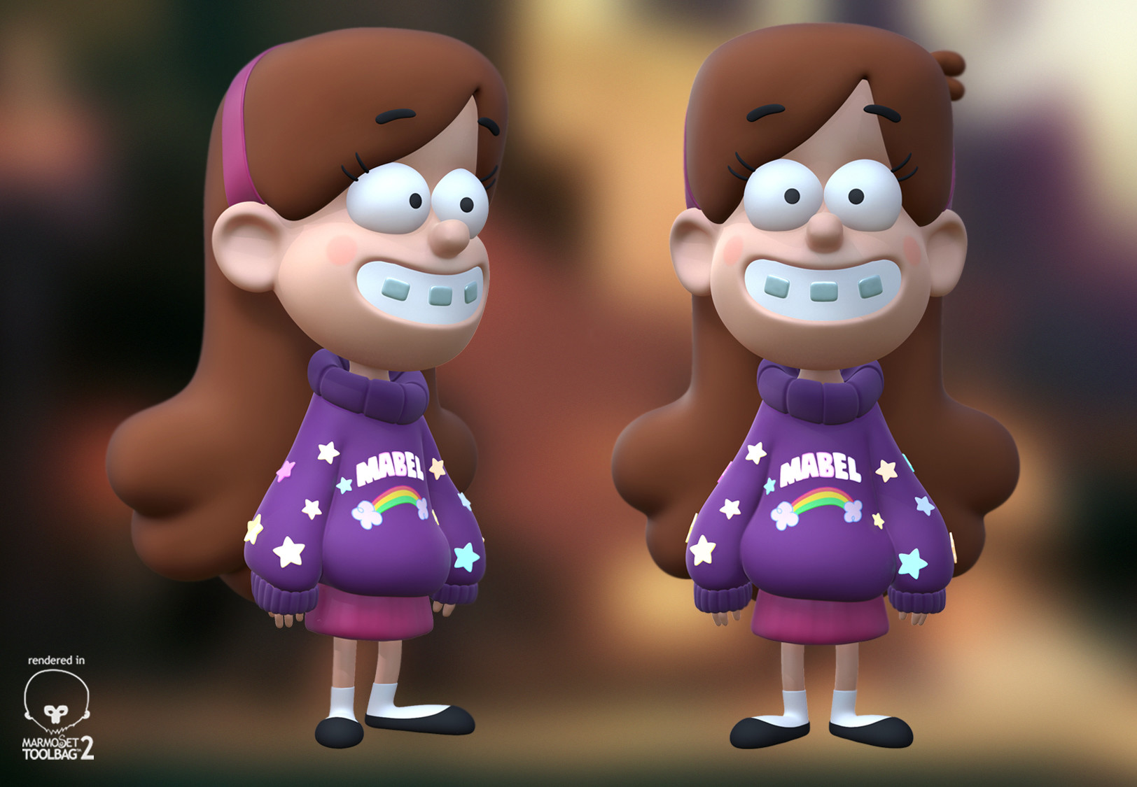 ArtStation - Mabel from Gravity Falls 3d print model | Artworks