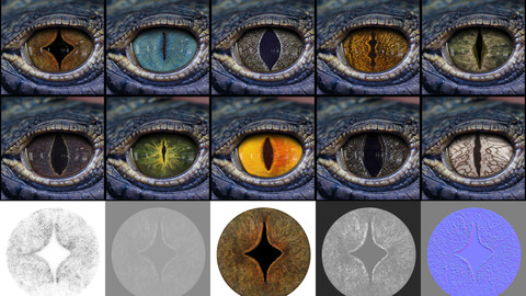 Creature Eye Textures - Vol 01