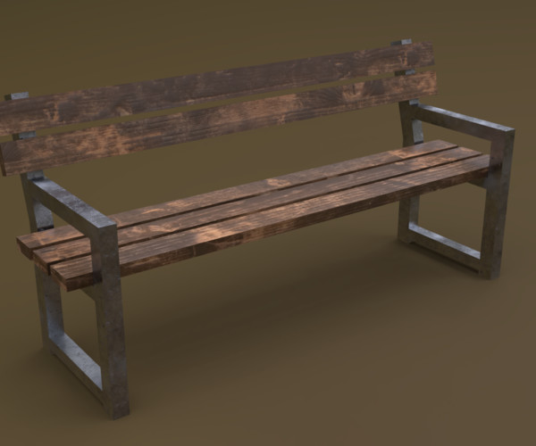 ArtStation - Bench 30 4in1 [4 Texture 1 Model] | Resources