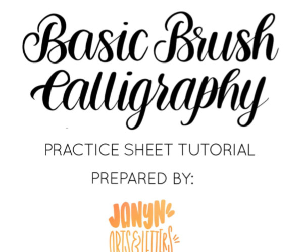 basic brush calligraphy