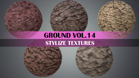 Stylized Ground Vol.14 - Hand Painted Texture Pack