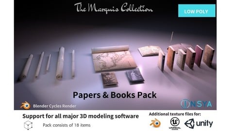 Papers & Books Pack - The Marquis Collection