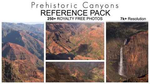 Reference Pack - Prehistoric Canyons - 250+ Royalty Free Photos