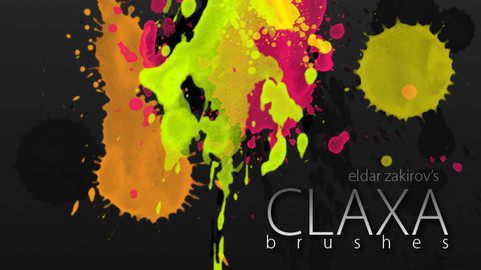 Free: CLAXA 2009 spatter brushes + 12 2014 SPATTER HQ brushes