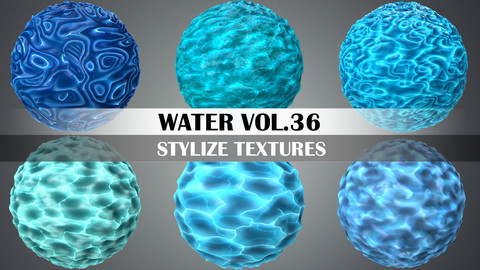 Stylized Water Vol.36 - Hand Painted Textures