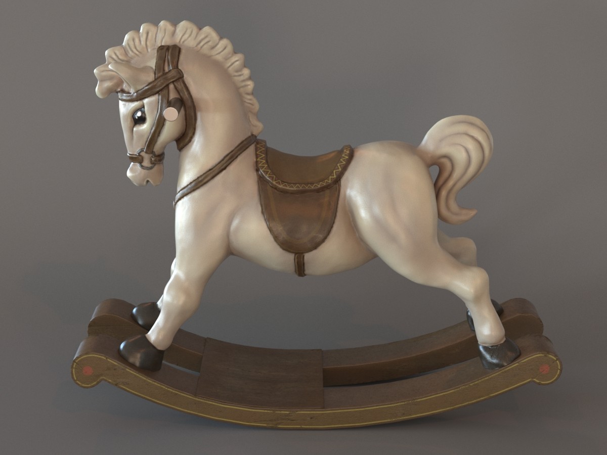 It s rocking horse. Лошадка качалка 3d. Макет лошади. Лошадка качалка макет.