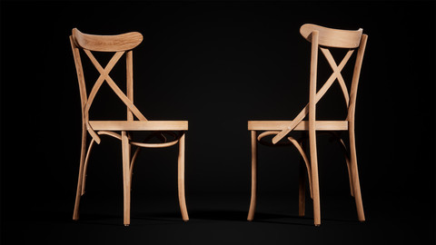 [UE4] Wood Chair Model